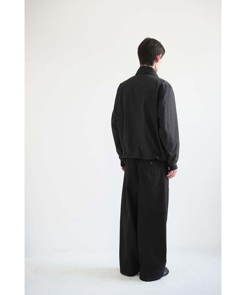 HATCHINGROOM Diagonal Zip Jacket V2 Black