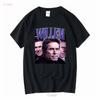 WILLEM DAFOE ФУТБОЛКИ Винтажная Футболка 90-х Мерч Ретро Для фанатов Смешная с длинным или коротким рукавом винтажная Стиранная Дышащая Унисекс Стильная