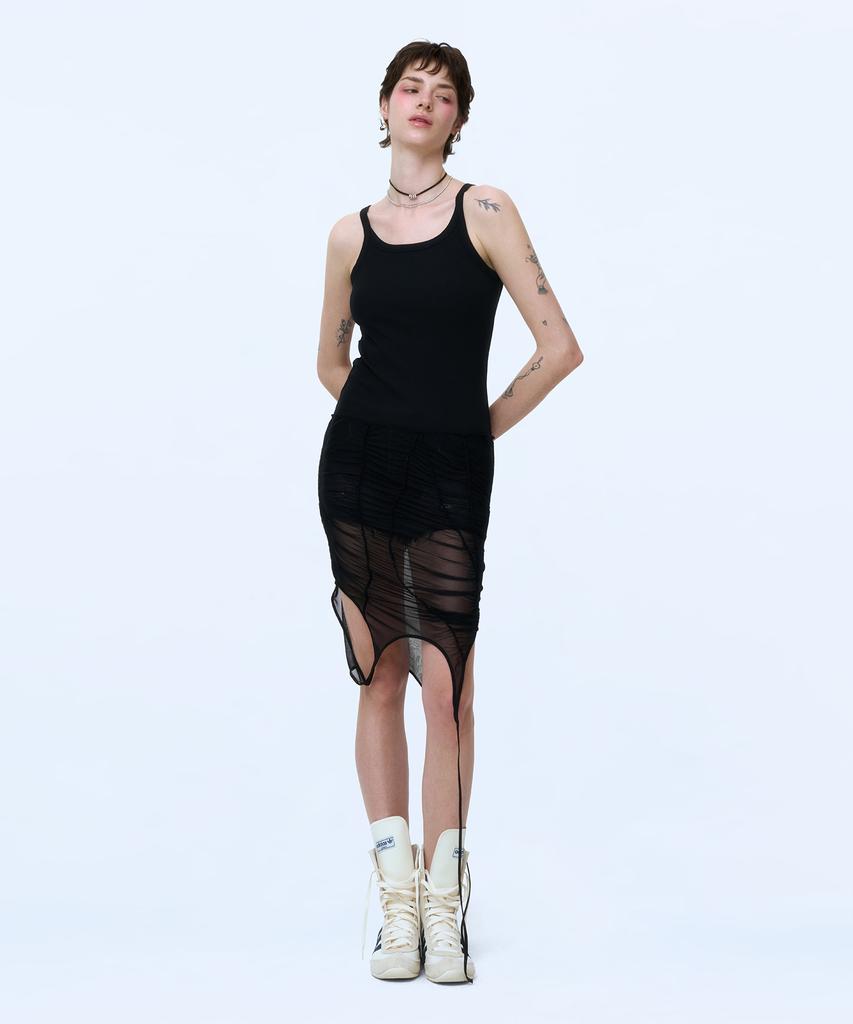 INSTANTFUNK Two-Way Sleeveless - Black