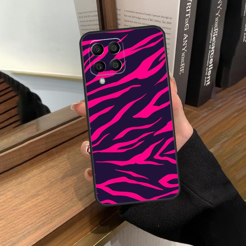 Чехол с полосками зебры для Samsung Galaxy M23 M33 M53 M13 M51 M11 M31s M30s M12 M32 M52 M20 M14 M34 M54