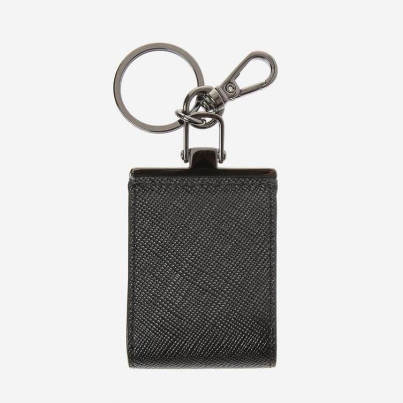 Daks Black Dachshund Motif Keyring Dbho6e121bk