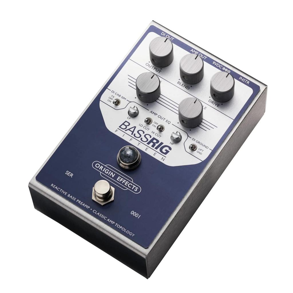 ORIGIN Пятнадцатиамперный педаль от Origin Effects ЭФФЕКТЫ/Симулятор BassRIG/DI