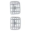 Center Air Vent Grille 7702258279 Gray Car Interior Accessory Replacement for Clio II THALIA I