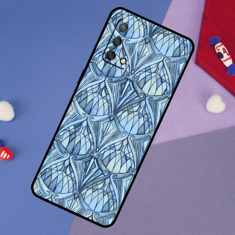 Приглушенный Марокканский Мозаичный Чехол Для Oppo A78 A18 A38 A74 A94 A54 A58 A98 A80 A60 A40 A96 A76 A16 A15 A17 A57 A5 A6 Pro