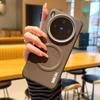 Чехол для Vivo X300 и X300 Pro, Магнитный, Текстура углеродного волокна, Кожа PU, Защитная задняя панель, Металлическая рамка камеры, Мягкая крышка