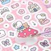 Милый Декоративный Стикербук K-pop Бумага Ваcи Журнал Материал для DIY Декор Кавайные Стикеры Скрапбукинг Ins Канцелярские Товары