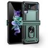 Non -Slip Ring Holder Stand Cover Case For Samsung Galaxy Z Flip4 Flip 4 5g Flip3 Flip 3 Anti -Knock Phone Bag For Samsung Flip4