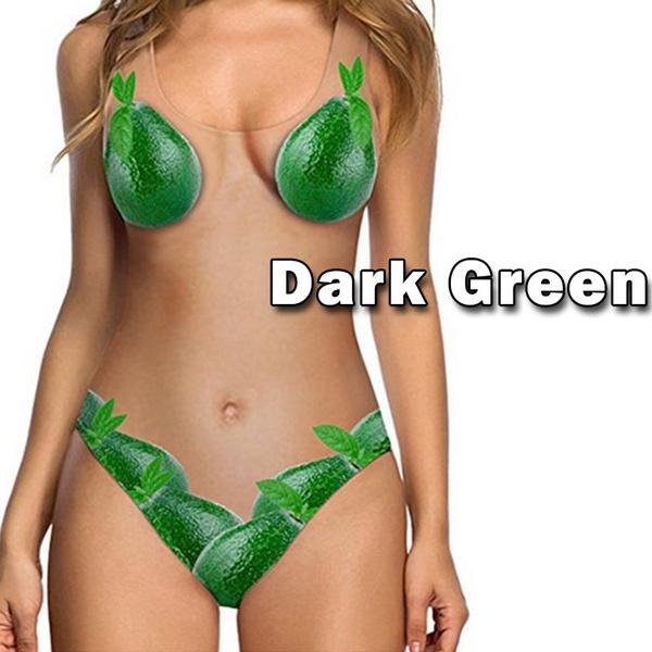 MAITA 2021 летний сексуальный женский цельный купальник бикини цвета дыни в виде фруктовой оболочки
