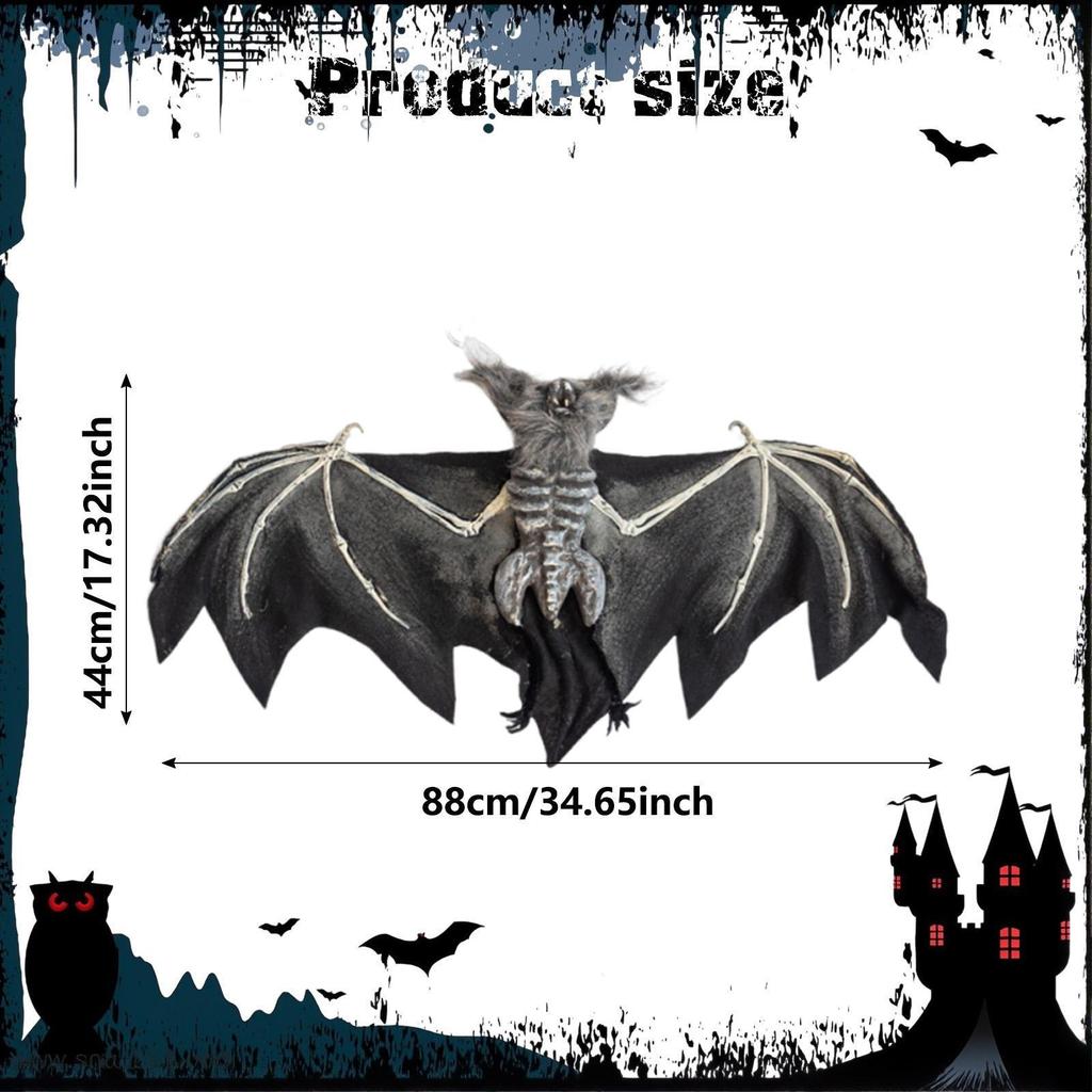 Halloween Hanging 3D Creepy Scary Props Versatile Horror Decoration Flying Spooky for