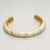 Enamel Retro Opening Bangle French Style Women's Hand Bracelet Simple Woman Cuff Bracelet  Gifts