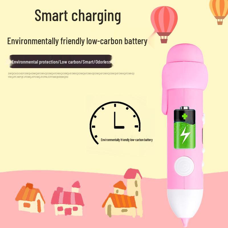 Беспроводная 3D-ручка для печати с дисплеем - Низкотемпературная, безопасная для детей, идеально подходит для ручной росписи и креативных подарков