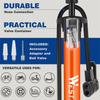 WEST BIKING 160PSI Bike Pump With Gauge Portable Floor Pump For Schrader/Presta Valve Tire Inflator MTB Road Bike Accessories
