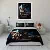 Hooded Skull with Ace of Spades Design Bedding set (1 duvet cover, 2 pillowcases, duvet not included)