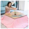 Dura-dry Kotatsu Comforter, Thin, Space-Saving, Rectangular, Flannel Fabric, Anti-Static, Warm, Non-Shedding, 180*230cm
