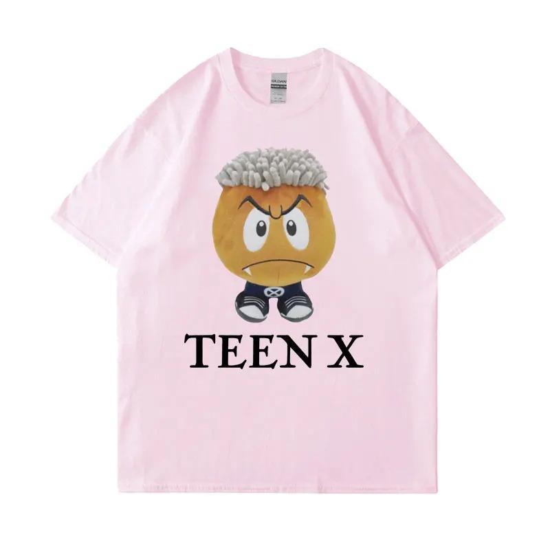 Ken Carson Goomba Toy T Shirts Destroy Lonely Teen X Opium Rapper Graphic T-shirt Men's Fashion Vintage Short Sleeve T Shirt Y2k