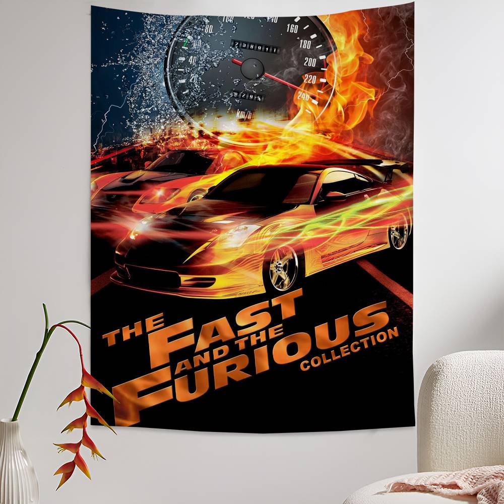 Movie Fast Furious Hanging Bohemian Tapestry Hanging Tarot Hippie Wall Rugs Dorm Japanese Tapestry