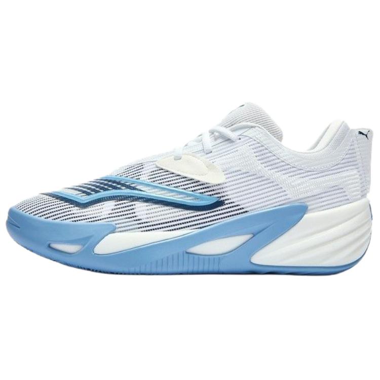 Puma Баскетбольные кроссовки для мужчин All Pro Nitro 2, низкие, сине-белые 312839-05
