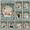 Metal Tin Signs Really Loved Cats Wall Decoration Plaque Vintage Art Poster Iron Painting for Man Cave Home Cafe Garden Club Bar