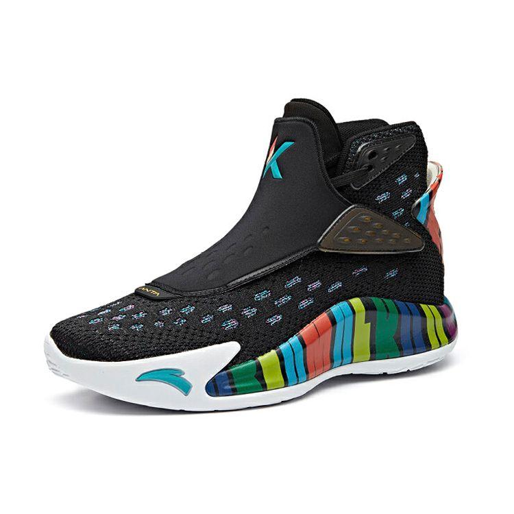 Anta Баскетбольные кроссовки KT5 Thompson Rainbow High-Top мужские черные 112011101-2