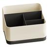 Remote Control Holder Multifunctional Desk Storage Organizer Box Container 4 Compartments for Desk