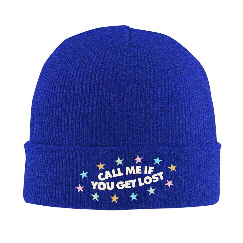 pc Call Me If You Get Lost Beanie Hats album Street YK Caps Adult Kpop Beanies Autumn Winter Design Elastic Beanie Hat