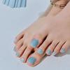 Shine Blue Gel Pedi