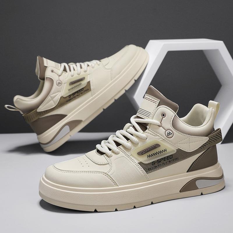 New Fashion Autumn And Winter Men's High Top Martin Boots Students Male Boys Trending Soft Sole Work Shoes Labor Protection Martin Sneakers