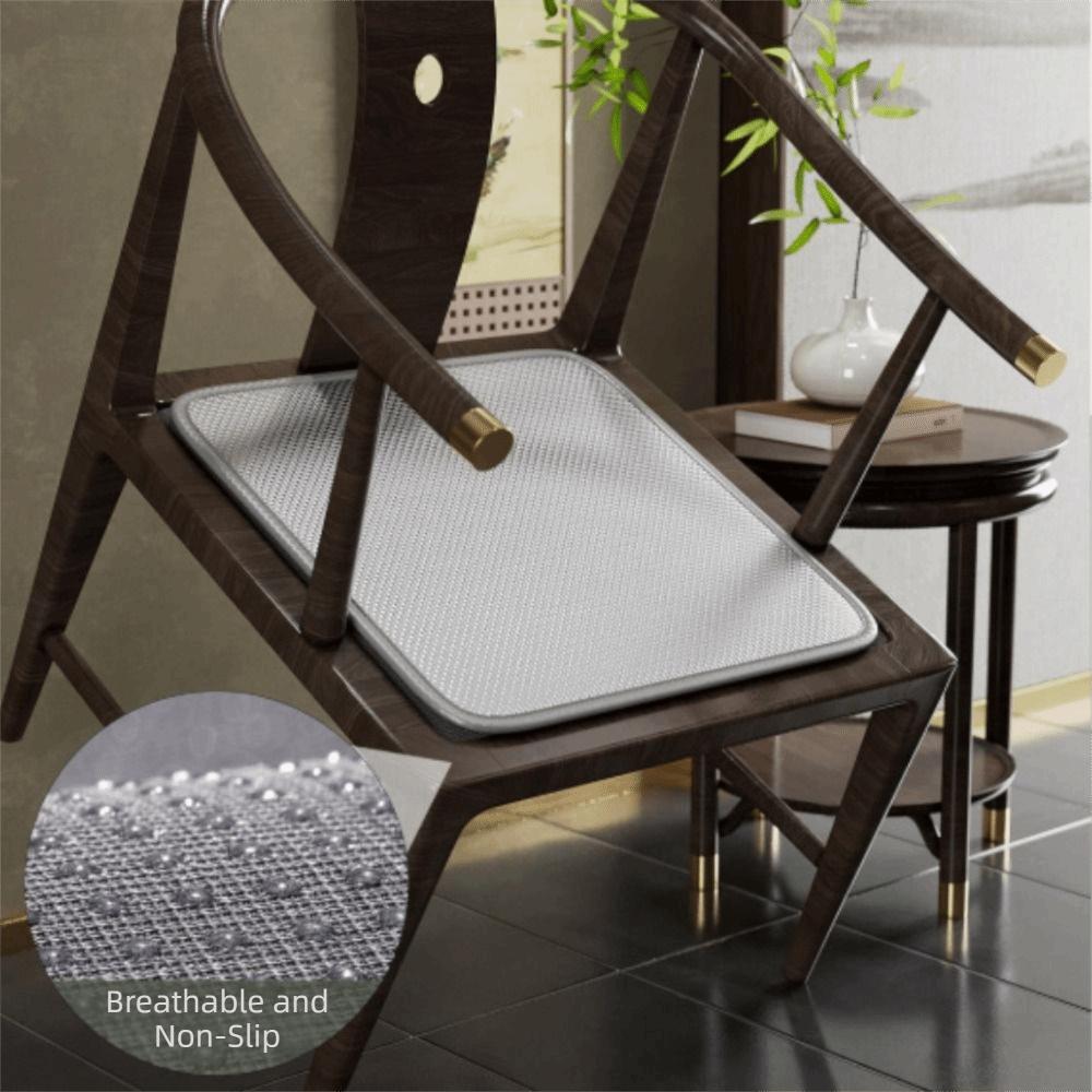 Wear Resistant Ice Silk Seat Cushion Breathable Chair Cooling Pad Seat Pad Classroom Chair