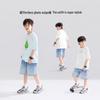 Boy's Washed Gradient Cool-Feel Denim Shorts