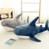 Милая подушка-акула, плюшевая игрушка, подушка в виде белой акулы, украшение для спальни, кукла, подарок на день рождения