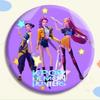 K-pop Значок Охотники на демонов Узор персонажа Аниме Мерч Модный подарок для фанатов
