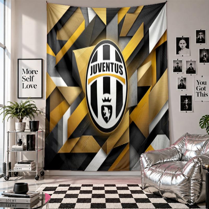 Juventus FC Wall Tapestry Home Decor Wall Hanging Cloth for Bedroom Living Room Background