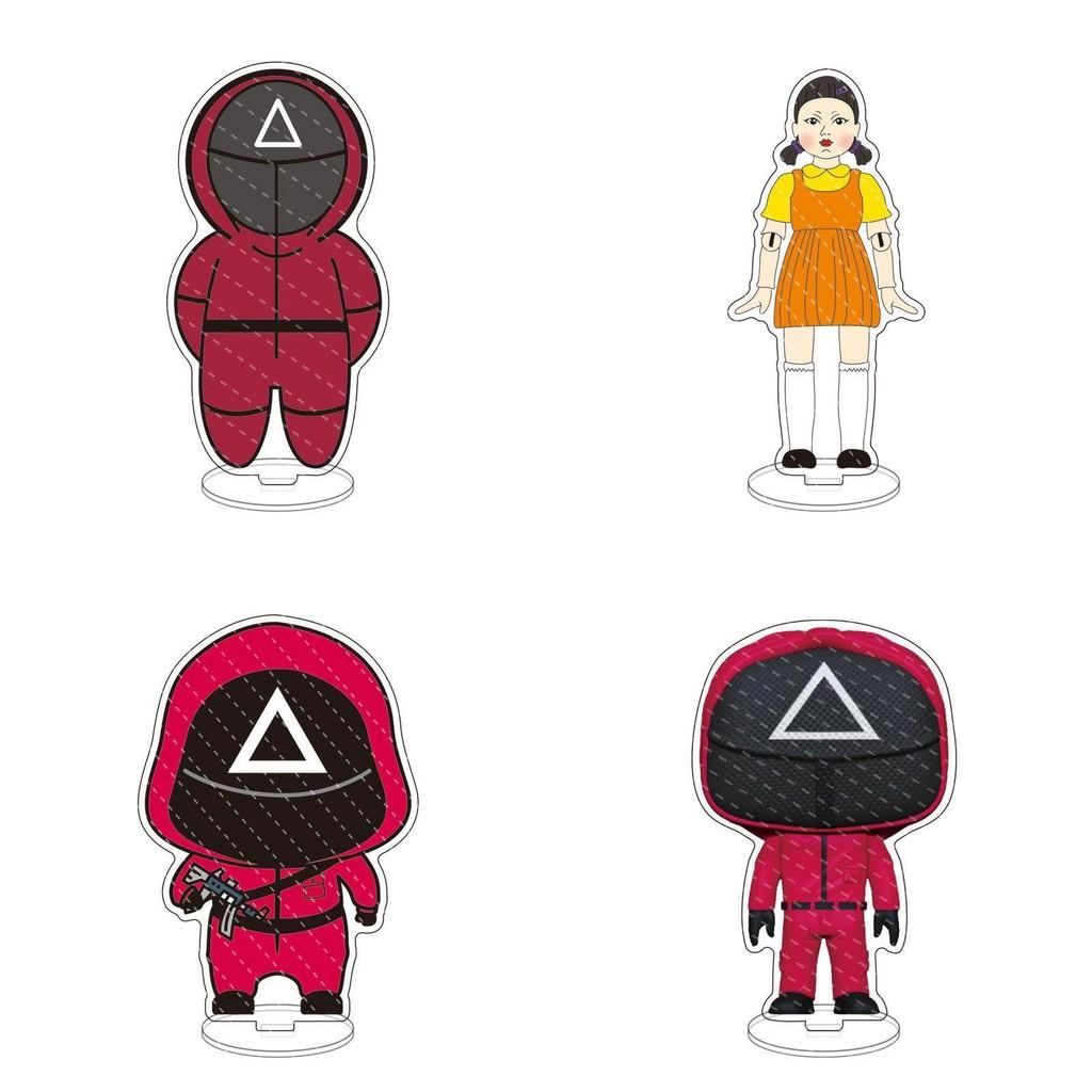 Изысканная акриловая фигурка стенд «Игра в кальмара» для фанатов и коллекционеров