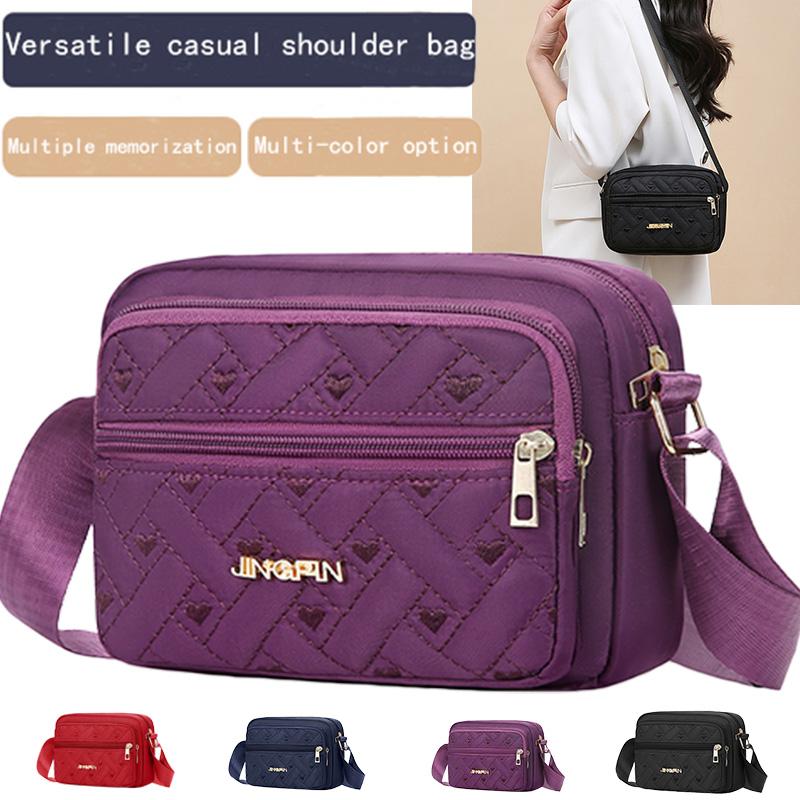 Trendy Women's Multi- Quilted Bag Casual Design for Daily Use Commute Outings Practical Versatile Lightweight Portable Bag
