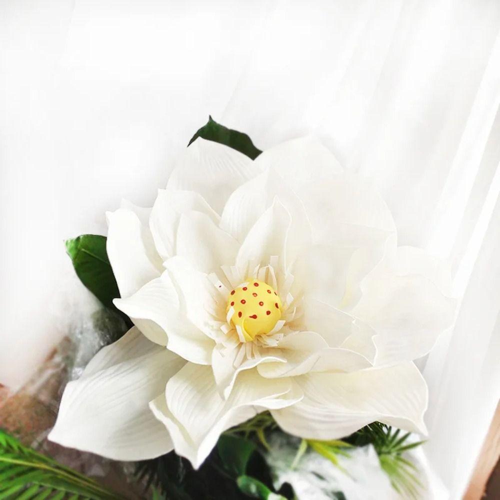 Fashion Simulation Lotus Flower Artificial Large Foam Fake Flowers New PE Giant Lotus Flower