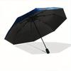 1pc Blue Cosmic Dragon Pattern Automatic Umbrella is Fashionable and Good-Looking, Suitable for Travel and Daily Use.R044