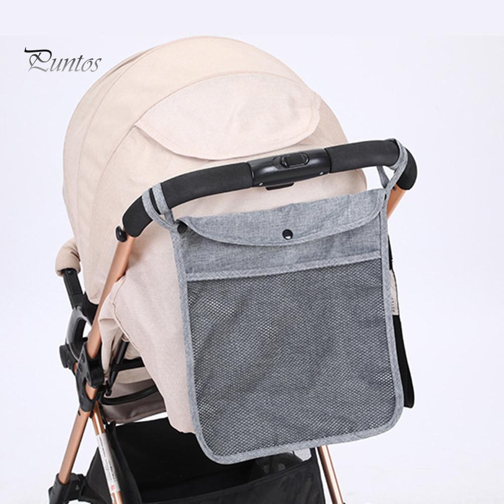 All for BB Baby Stroller Pram Pushchair Mesh Hanging Bag Diaper Bottle Storage Organizer
