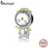 Bamoer 925 Sterling Silver Magic Clock Pets Charm for Original Silver Plated Platinum Bracelet Fine Jewelry