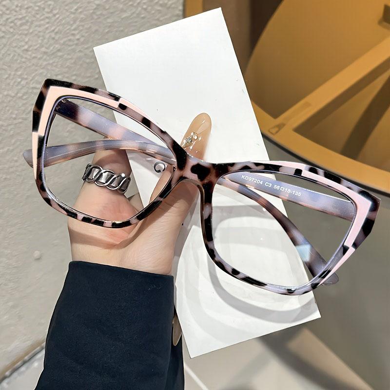 Европа и Америка Квадратные очки для чтения Женские Блочный цвет Леопардовые Компьютерные очки Пресбиопия Очки +1.0+1.5 ...+3.0 Унисекс