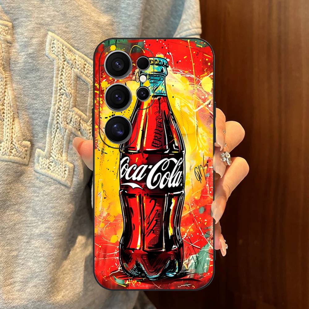 Чехол для телефона Hot C-Coca Drinks C-Cola для Samsung S 24 Fe 25 Ultra Plus 20 Lite 21 30 22 23 24 22 Ultra 5G Fundas