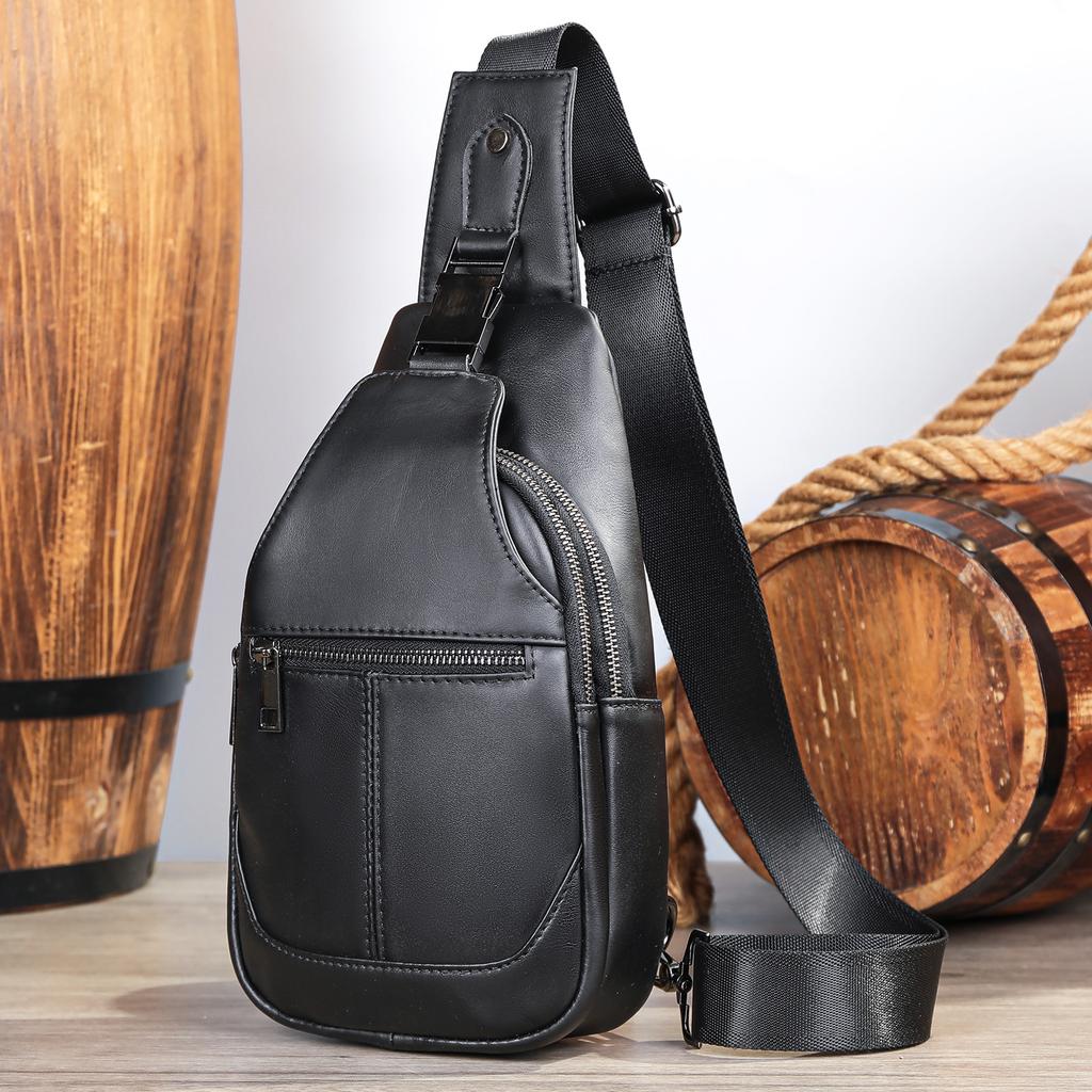 Сумка-мешок из воловьей кожи Head Layer, мужская многофункциональная сумка через плечо из натуральной кожи в стиле ретро