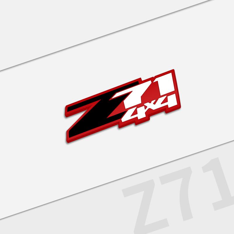 Auto Metal For Chevrolet Z71 4X4 Grille Logo Silverado Sierra Tahoe Suburban 1500 Chevy Camaro Aveo Trax Car Badge Trunk Sticker