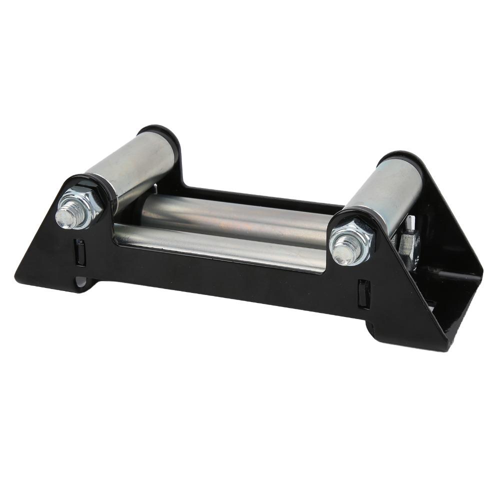 Iron Zinc Plated Universal Winch Fairlead Bolt Pattern Mount Roller Cable Guide For ATV Winches