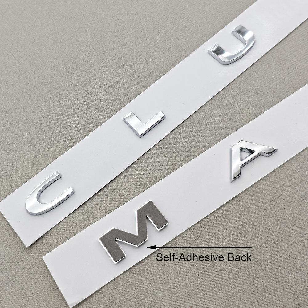 3D ABS Car Badge Letters Logo Clubman Cooper S Emblem Rear Trunk Sticker Decal Accessories For BMW MINI R53 R56 F55 F56 F65 JCW