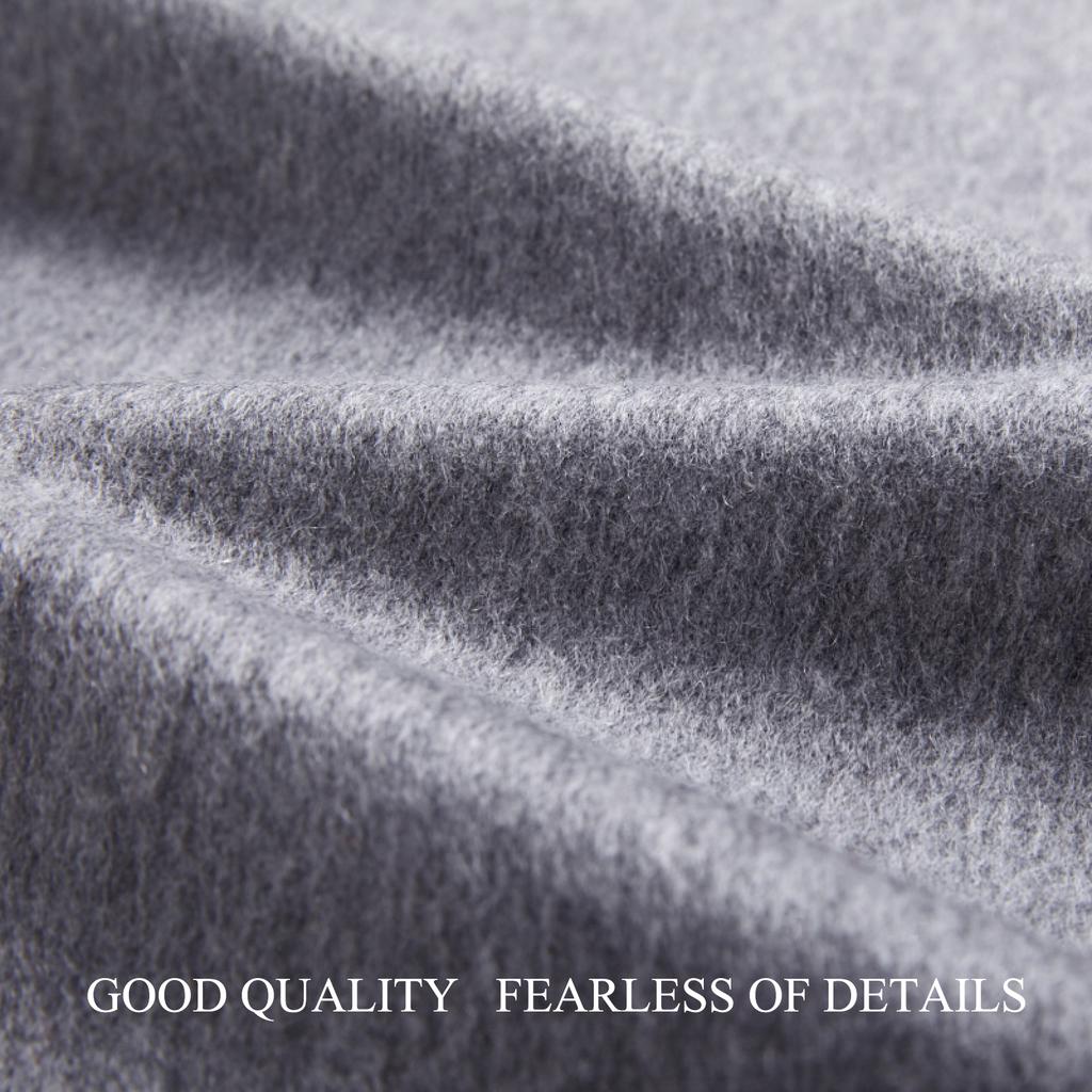 Зима 2024 года, новый женский/мужской однотонный шарф и шаль из 100% шерсти премиум-класса