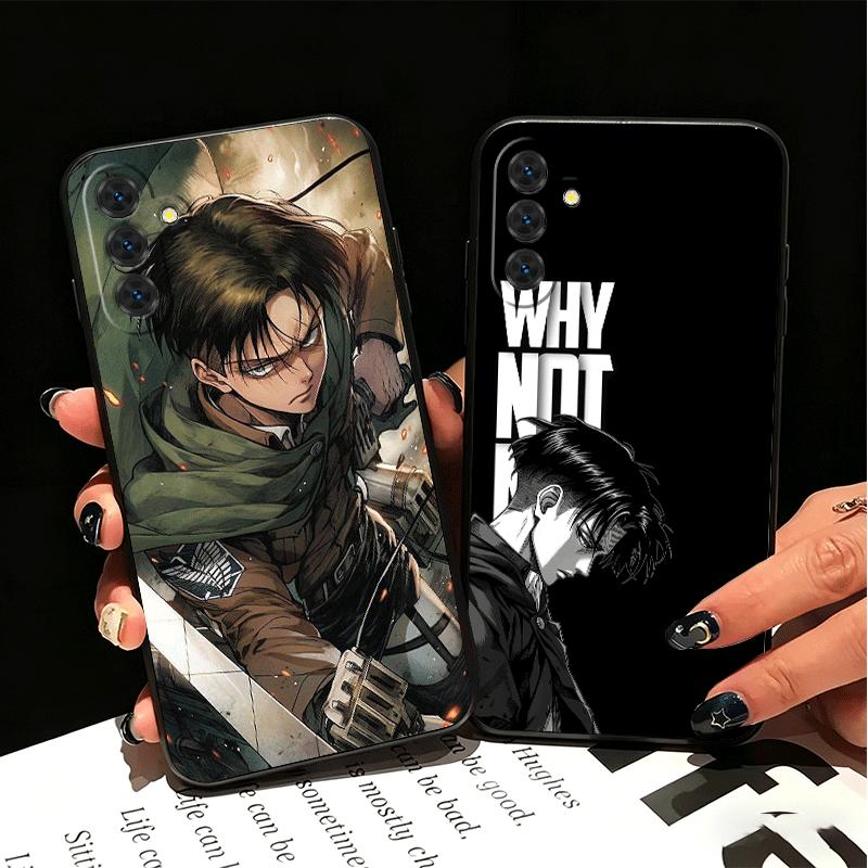 A-Attack On T-Titan Levi Soft Phone Case for Samsung A17 A37 A57 A16 A26 A36 A56 A15 A25 A35 A55 A14 A24 A34 A54 A13 A23 A33 A53