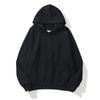 Men Hoodie with Solid Color Hood Large Front Pocket Pullover Sweatshirt Loose Fit Sports