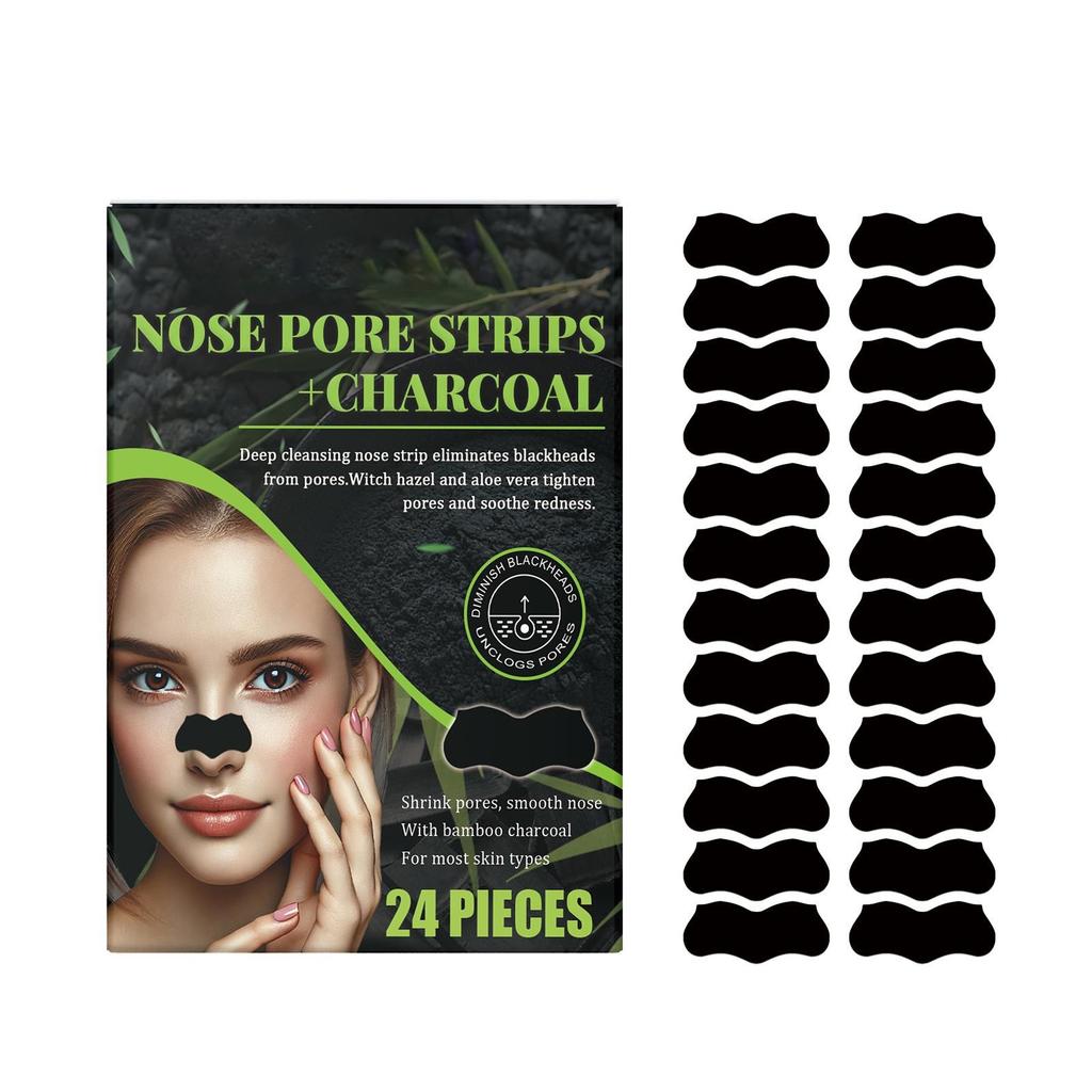 Удаление черных точек, патч для удаления черных точек, полоска для носа от угрей и черных точек, 24 шт./1 коробка