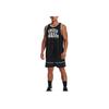 Under Armour UA Baseline Reversible Breathable Crew Neck Sleeveless Basketball Jersey Men Tops Black 1377310-001