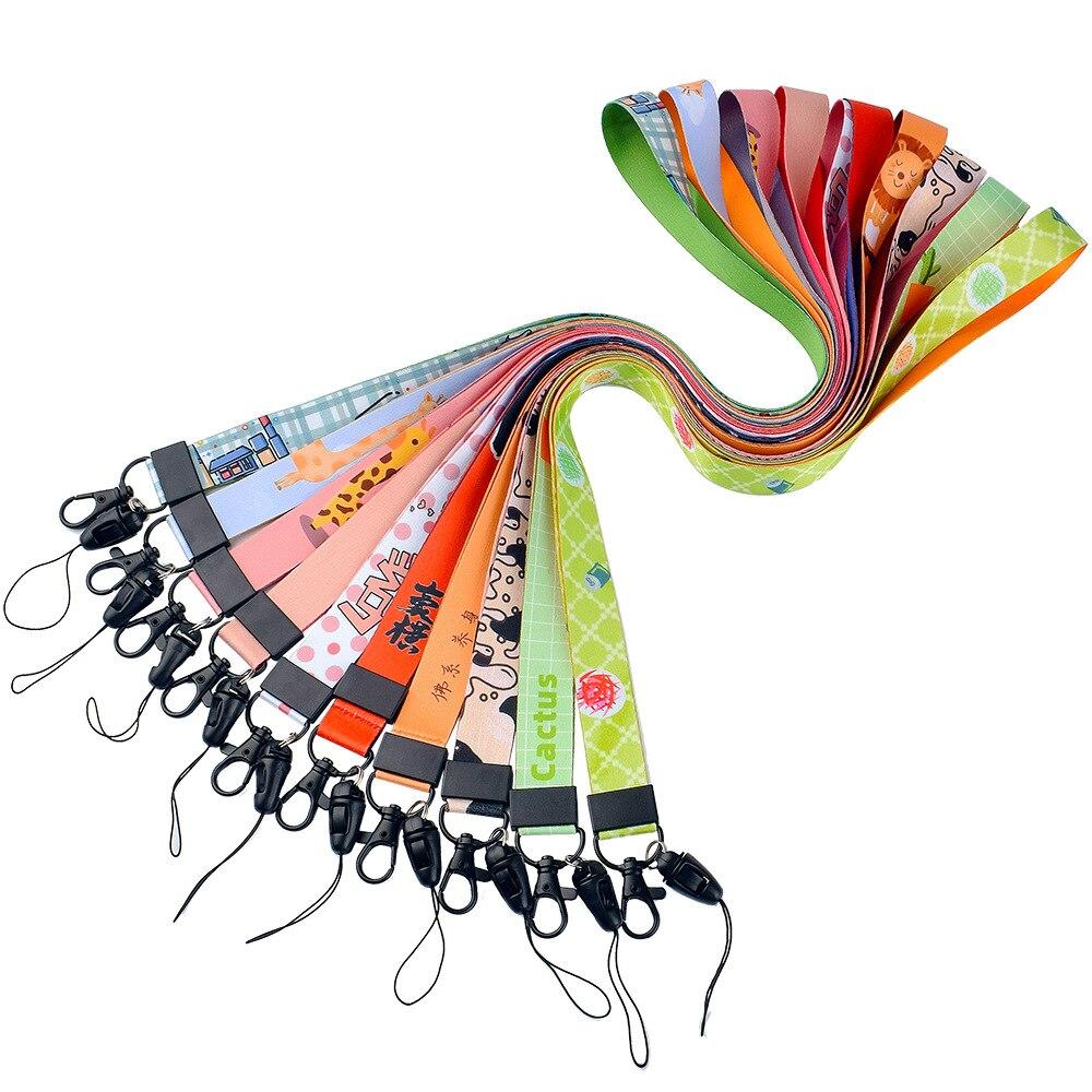 Cartoon Credential Card Holder Bags Doctor Nurse Neck Strap Lanyards Keychain Pass Card Holder Hang Rope Lariat Lanyard Gifts